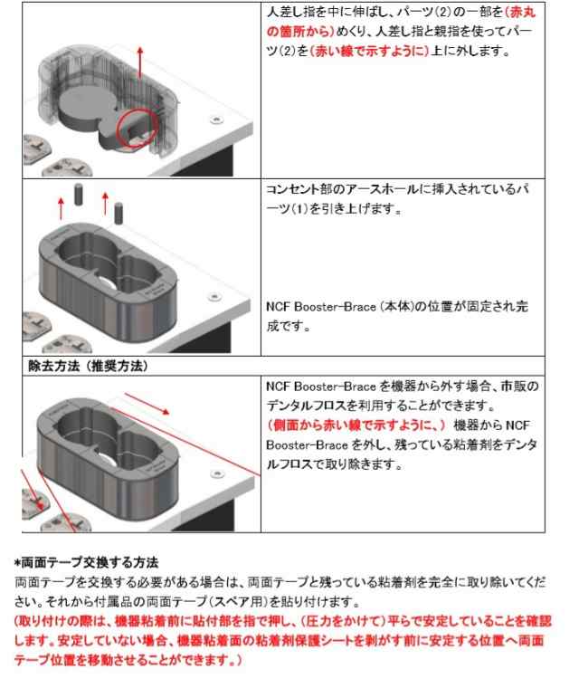 フルテック FURUTECH NCF Booster-Brace プラグホルダーの通販はau PAY